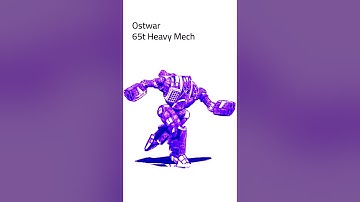 BattleTech:  Ostwar BattleMech (#mechwarrior #battletech #battletechlore #scifi)