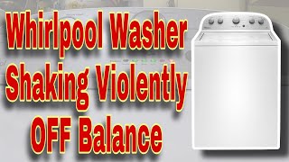 How to Fix Whirlpool Washer Shaking Violently During Spin Cycle | OFF Balance | Model WTW4816FW2 by DIY Repairs Now 19,916 views 5 months ago 20 minutes