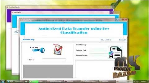 Final Year Projects 2015 | Authorized Data Transfer using Key Classification
