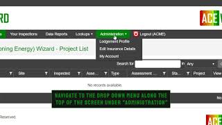 Setting Up An Assessors Lodgement Profiles In Ace Wizard