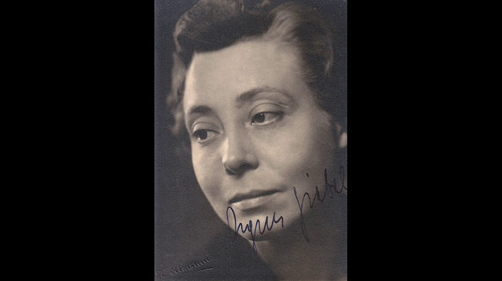 Immerhin, immerhin, wenn ich gleich verstoßen bin.. (Agnes Giebel, 1957)