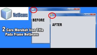 How to Set Icon Title for JFrame Netbeans || Anak Tena Channel
