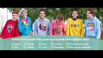 KASYU DTF Transfer Powder Film Kit for DTF Sublimation Printer