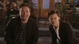 Harry Styles \& Jimmy Fallon Try To Outshine Each Other In SNL Promo