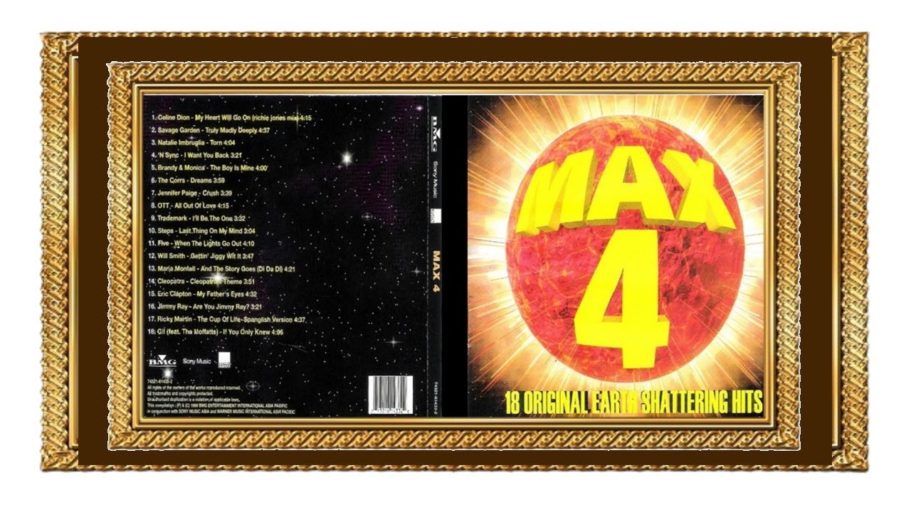 アート・デザイン・音楽 MAX Max 4 - 18 Original Earth-Shattering Hits - YouTube