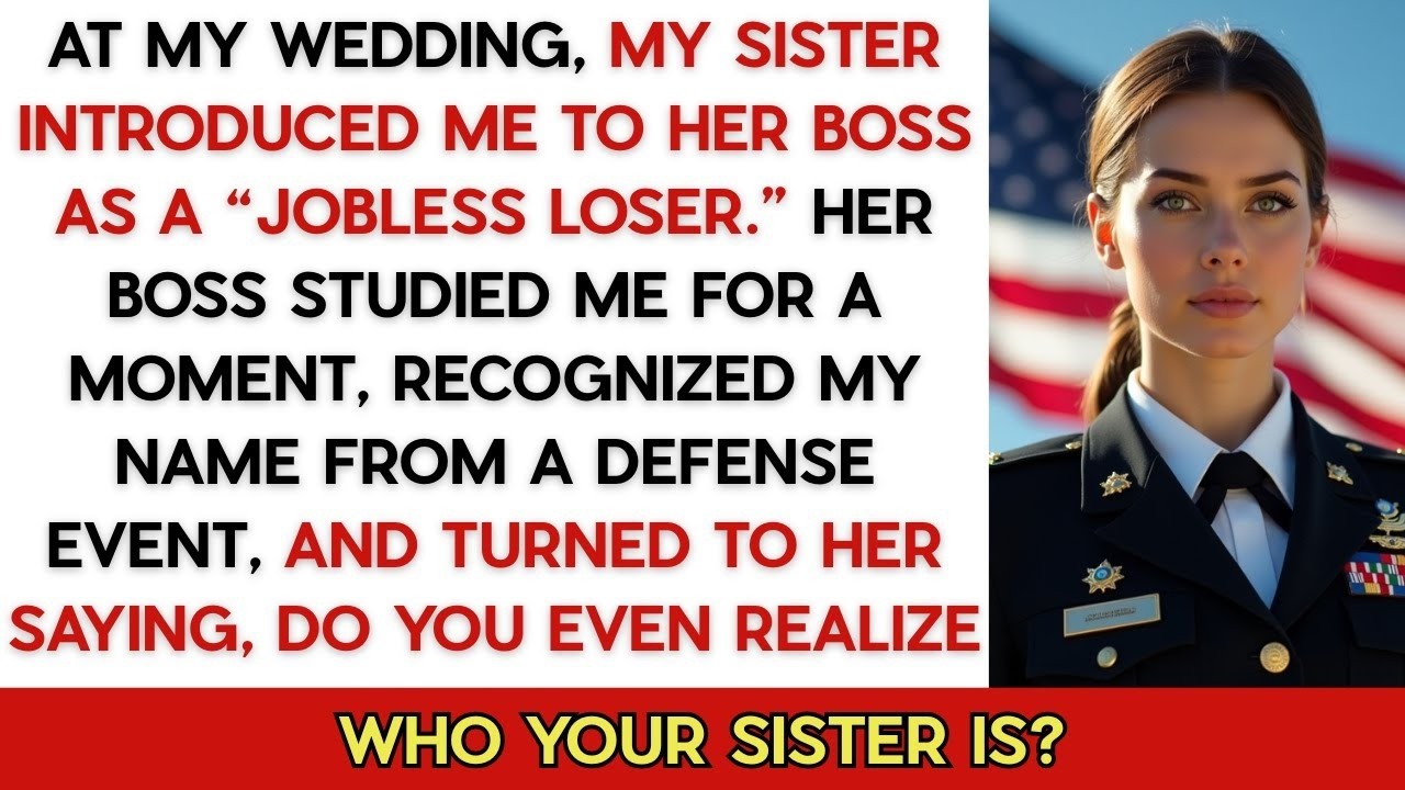 At My Wedding, My Sister Introduced Me To Her Boss As An ‘Unemployed Loser’ temp
