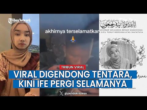 INNALILLAH! Zafira Zahrim Pendaki Korban Erups Marapi yang Digendong Tentara Meninggal Dunia...