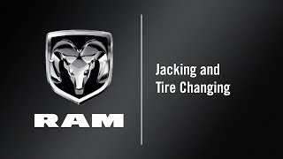 Jacking and Tire Changing | How To | 2020 Ram 1500 DT Ram 1500 Jack Points
