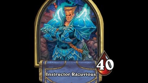 Instructor Razuvious (Normal) Hearthstone:Curse of Naxxramas