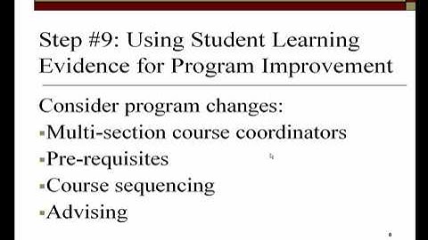 Assessment Quickies #9: Using Evidence of Student Learning for Program Improvement