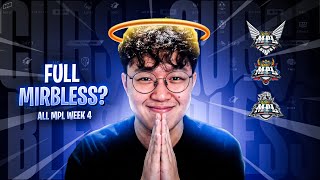 Predicting Week 4 Mpl Id & Ph, Week 3 Of Mpl My Mirkursemirbless???