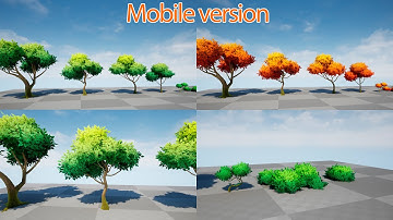 Stylized Trees. Mobile test