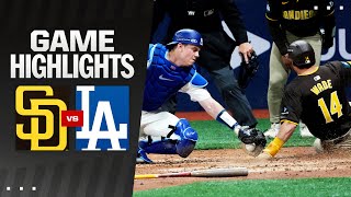 Padres vs. Dodgers Game Highlights (3\/21\/24) | MLB Highlights