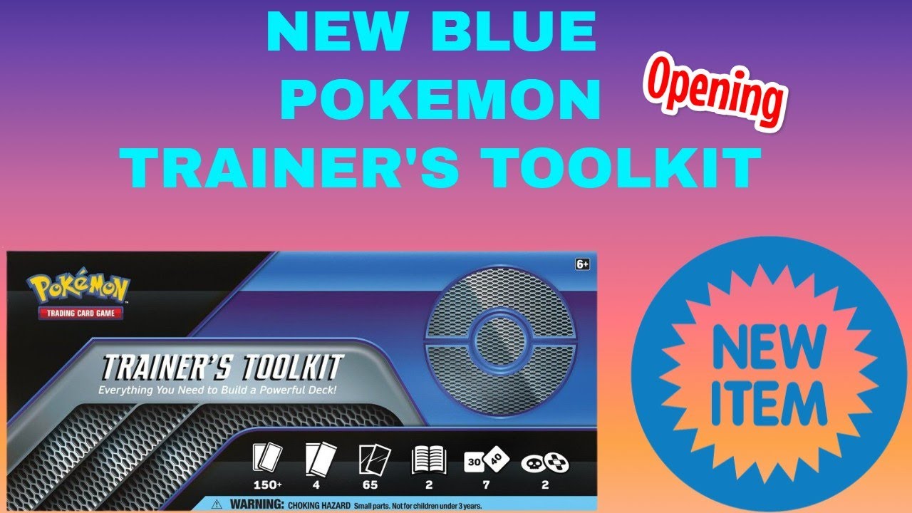 New Pokémon Trainers Toolkit BLUE Opening
