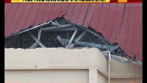 Destructive Winds Tear Through Kuala Langat, Malaysia. School and Homes Damaged