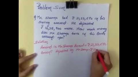 01 05 2020 k5 Maths operation on large number Video 01