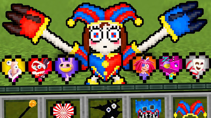 Minecraft, pero hay corazones del Asombroso Circo Digital