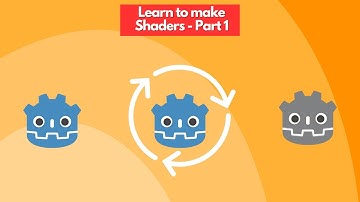 Shaders basics in Godot 4 - #1 Grayscale and Circular shaders. Shader Visual Editor.