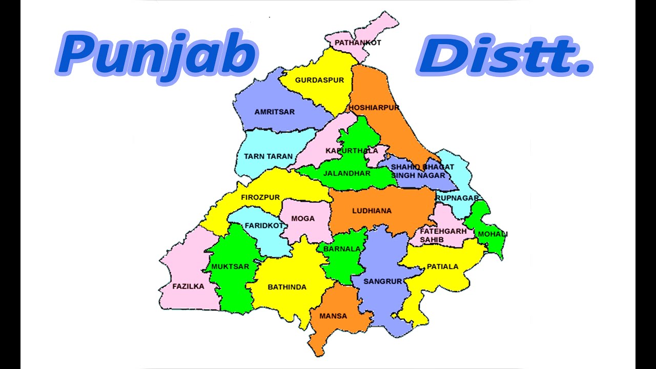 India Punjab Region Map