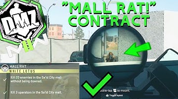 MW2 DMZ EASY SOLO "MALL RAT" MISSION GUIDE (HOW TO KILL 3 OPERATORS IN SA