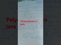 Polymorphism in java#coding #backend #java#polymorphism