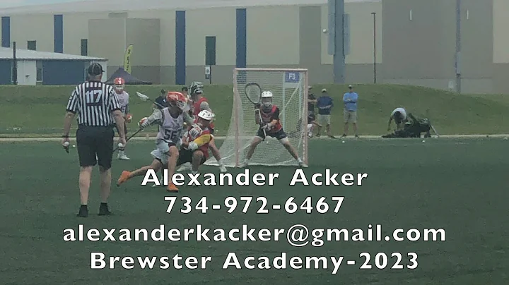 Alexander Acker | 2023 | Goalie | Brewster Academy