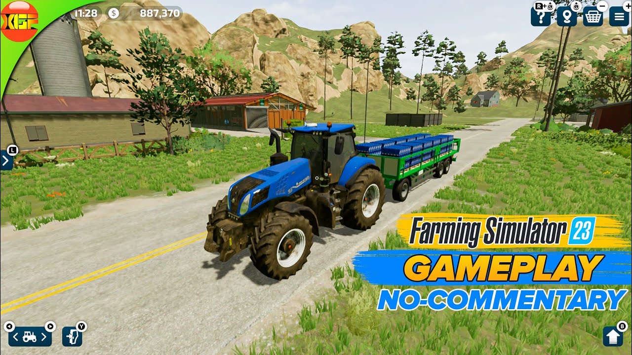 FS23, Farming Simulator 23 Gameplay Android @SkullGaming5520 in