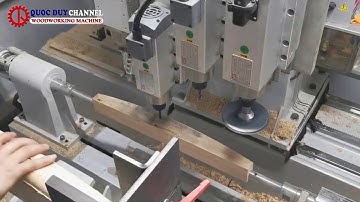 CNC CHAIR LEGS LATHE MACHINE SM-11 - QUOC DUY WOODWORKING MACHINE