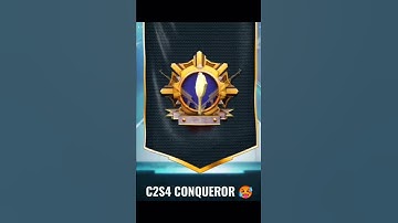 Finally reached C2S4 Conqueror #shorts #bgmi #pubgmobile #bgmiconqueror