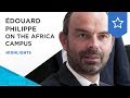 Douard philippe french prime minister  visit on the essec africa campus  essec highlights