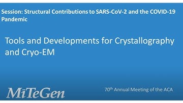 Tools and Developments For Crystallograhy and Cryo-EM - ACA 2020 Annual Meeting