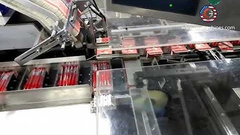 Ballpoint pen pencil automatic box cartoning machine pen encasing line