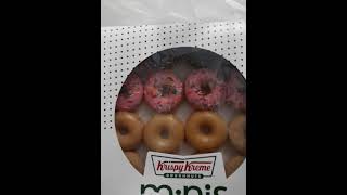 Krispy Kreme minis assorted flavor#satisfying #snack #trending #shorts #viral
