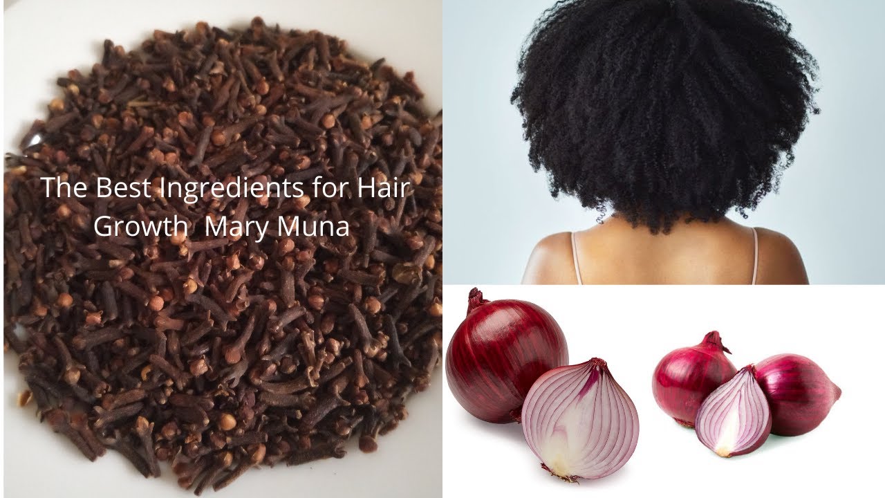 Natural Hair Growth Tips For Thicker, Longer Hair by Using Red Onion and Cloves Powder YouTube