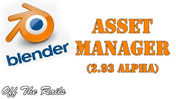 Blender Asset Manager (2.93 alpha)