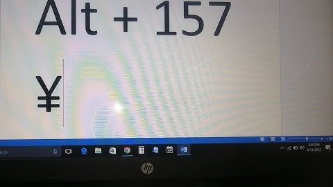 how to type yen sign !! how to type yen symbol in laptop !! laptop me yen sign kaise type kare