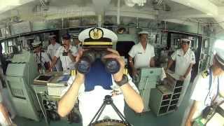 【訓練・演習】豪州海軍主催多国間海上共同訓練カカドゥ14/日豪共同慰霊式/洋上慰霊祭(海上自衛隊)