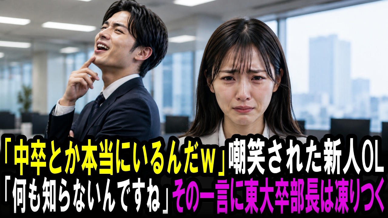 朝の会議室で、部長が一枚の履歴書を指で弾いて笑った。「本当に中卒がいるんだな。履歴書に堂々と書いてくる神経が分からん」。その侮辱の中心に立たされたのは、配属初日の私だった。東大卒を誇る龍部長は、私をコピー係以下の扱いでしか見ていない。だが彼は気づいていない。私が膝の上に置いた、角の擦れた古い業務マニュアルの意味を。会議で数字の矛盾を指摘しても、「言われたことだけやってろ」と一笑に付される。そ...