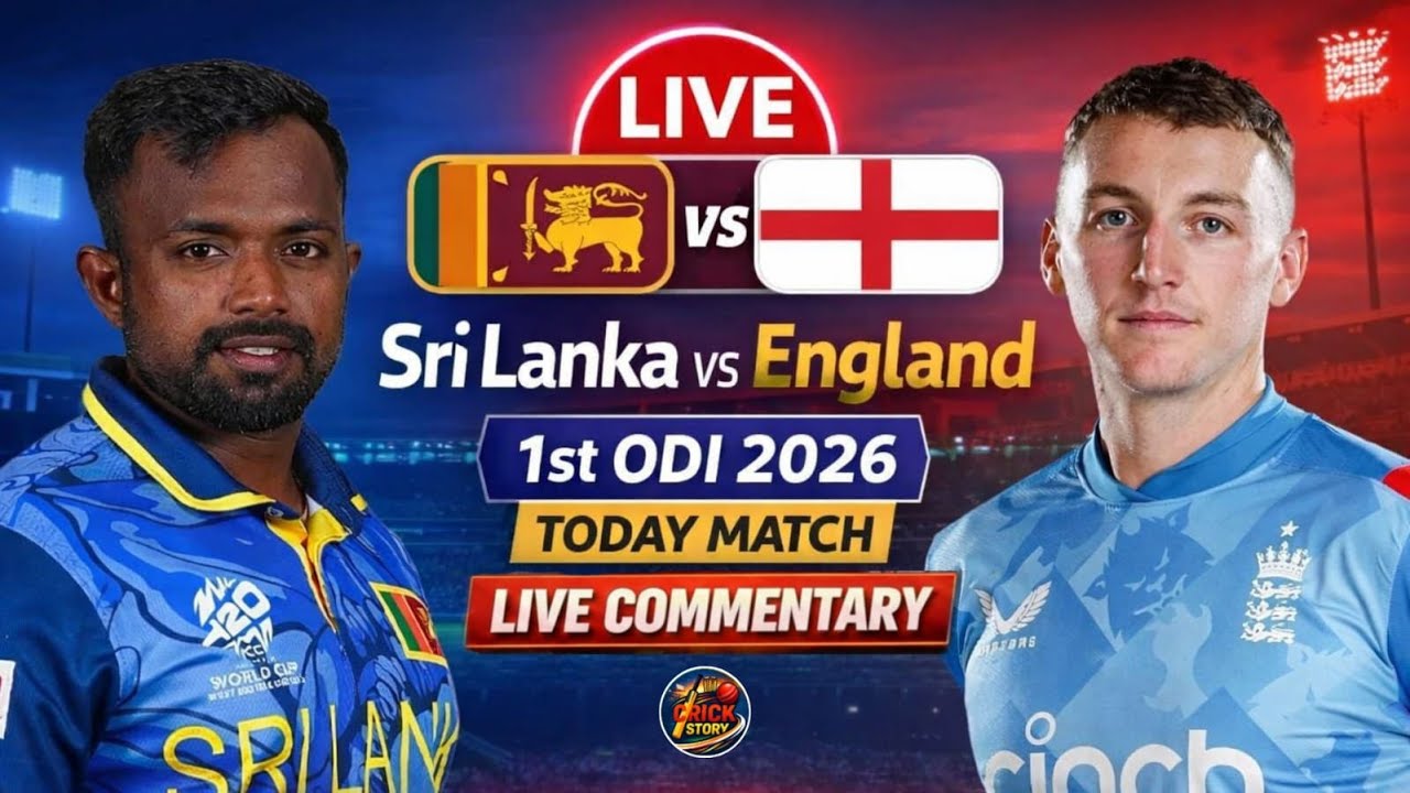 🔴 LIVE: Sri Lanka vs England 1st ODI 2026 | SL vs ENG Live Match Today | Live Commentary & Score