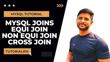 MySQL Joins | Equi Join | Non Equi | Natural  Join | Cross Join | Left Join | Right Join | In Hindi