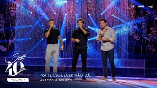 Miniatura de vídeo de "Pra Te Esquecer Não Dá - Ao Vivo - Daniel, Marcos & Belutti | DVD Daniel 40 Anos"