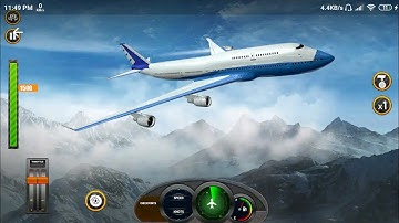 GAMEPLAY ANDROID AIRPLANE REAL FLIGHT SIMULATOR 2020 : PLANE GAMES