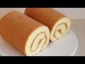 How to make a fluffy and delicious swiss roll cake💕