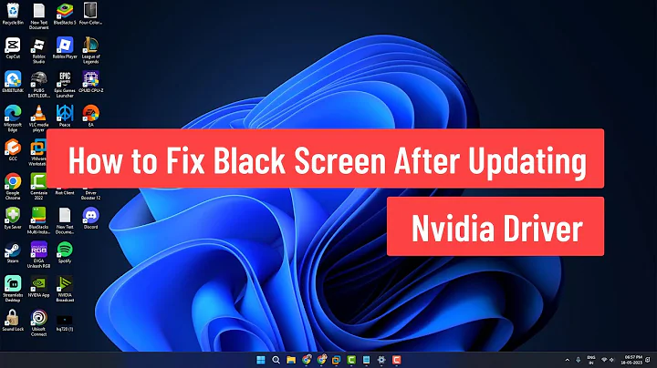 How to Fix Black Screen After Updating Nvidia Driver (2025)