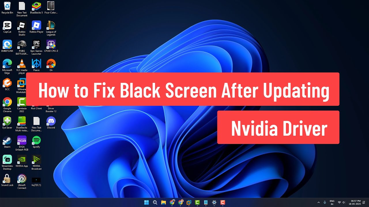 How to Fix Black Screen After Updating Nvidia Driver (2025) - YouTube