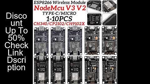 ESP8266 Wireless Module CH340/CP2102/CH9102X NodeMcu V3 V2 Lua WIFI Internet of Things Development B