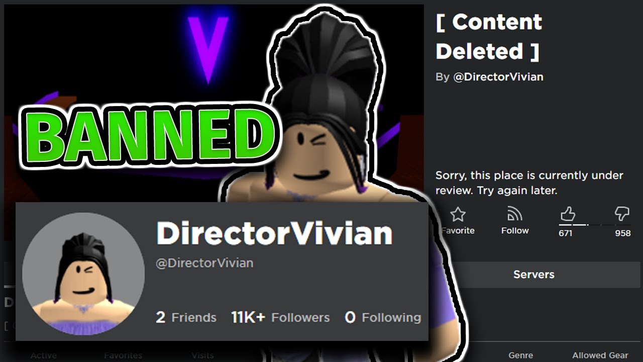 KreekCraft on X: A new Roblox Hacker known as Director Vivian has