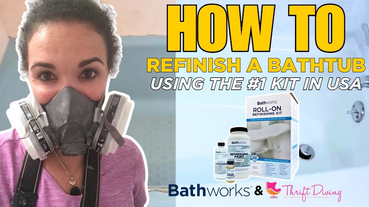 1 Bathworks Diy Bathtub Refinishing Kit How To