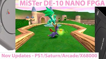 Sega Saturn and PS1 Core Updates + X68000 Progress & New Arcade Cores - MiSTer FPGA November News!