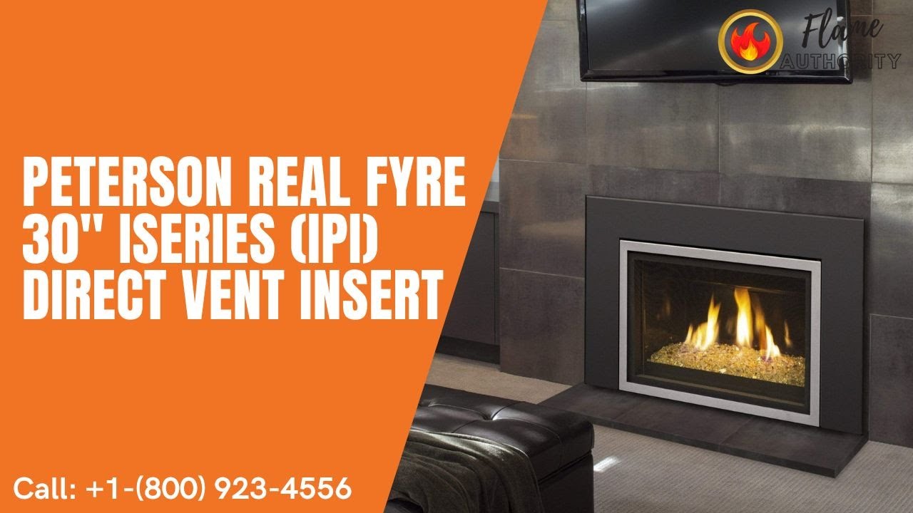 Peterson Real Fyre 30" iSeries (IPI) Direct Vent Insert DVIT-30i